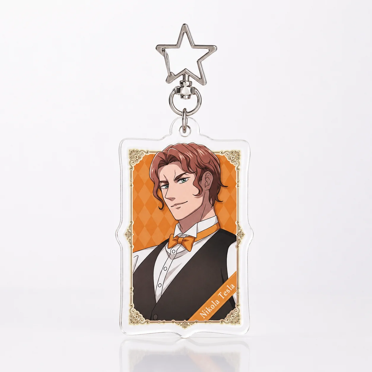 Record Of Ragnarok Formal Suit Star Hook Acrylic Keychain Anime Character Bag Pendant Fan Collectible Accessory Decor Key Ring