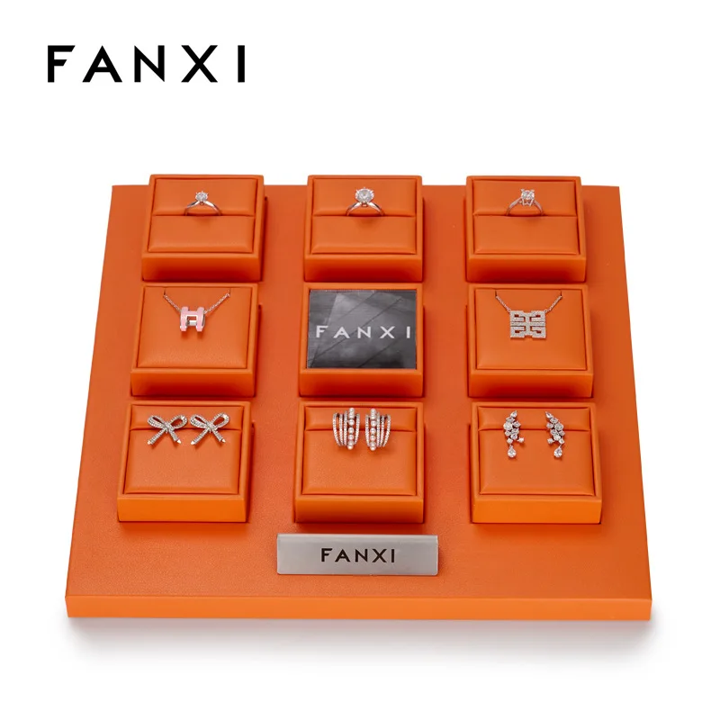 Fanxi jewelry display props high-grade jewelry display ring earrings necklace counter jewelry display rack