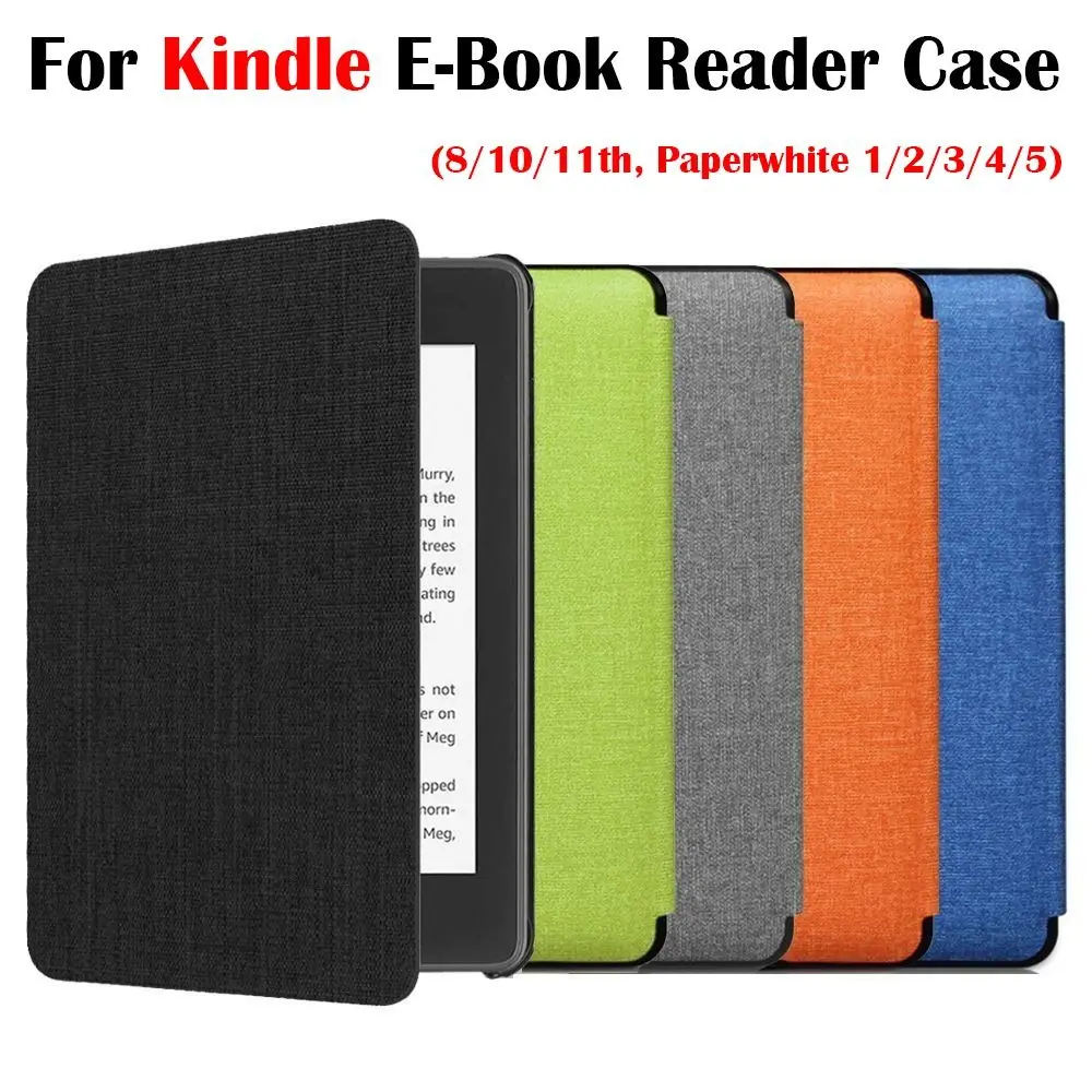 

10/11th Generation 6-6.8 inch e-Reader Case Leather Anti Scratch M2L3EK C2V2L3 Folio Cover for Kindle Paperwhite 1/2/3/4/5