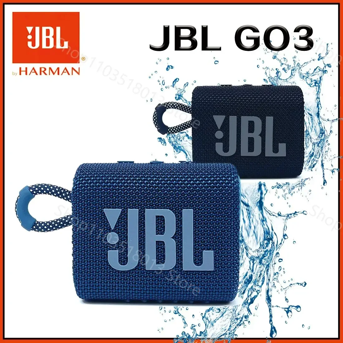 Original JBL GO 3 Wireless Bluetooth Speaker Portable Waterproof Speaker Outdoor Speakers Sports Bass party Speaker JBL GO3