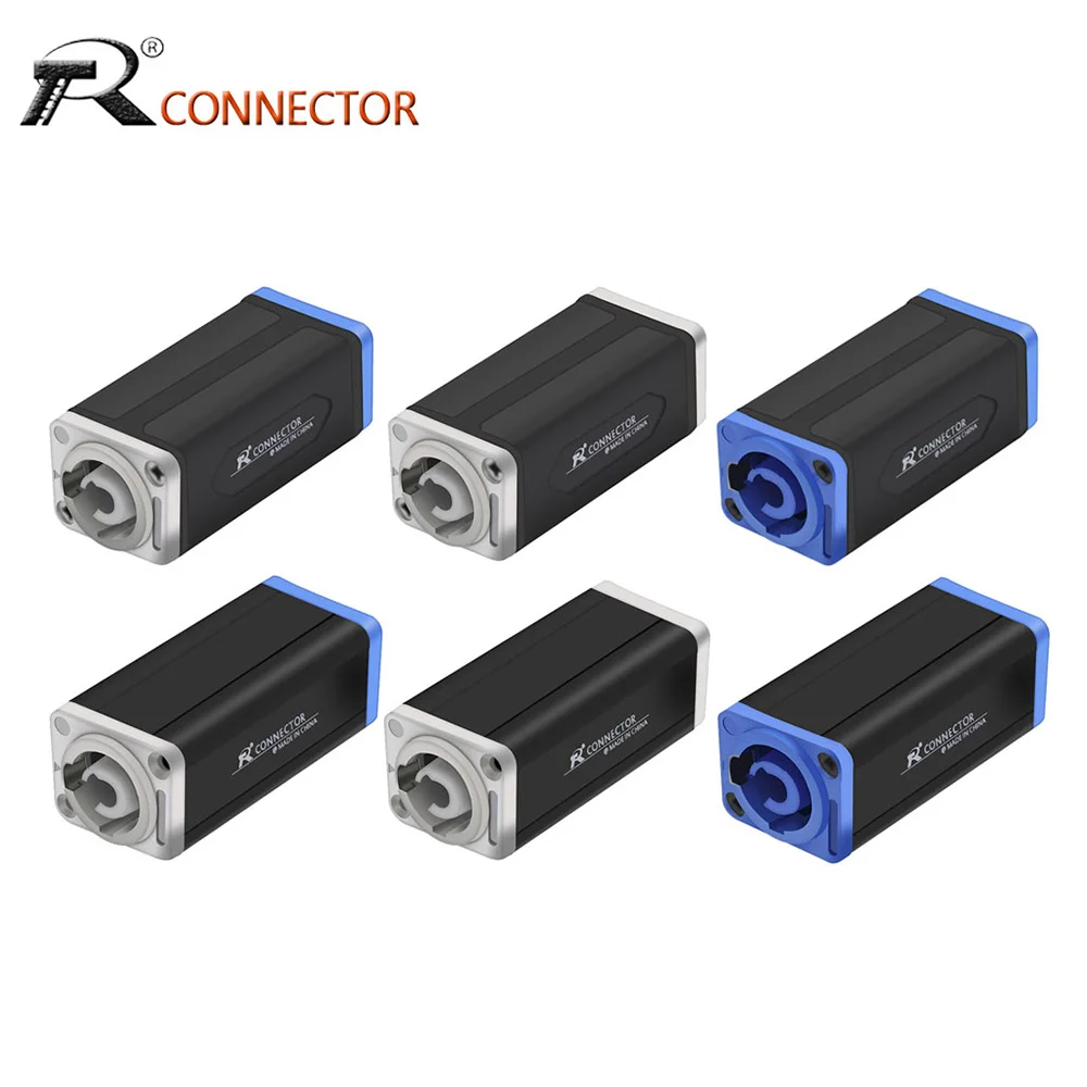 10pcs High Quality AC Power Coupler Extender Straight Connector for LED PowerCon Speakon Panel Mount