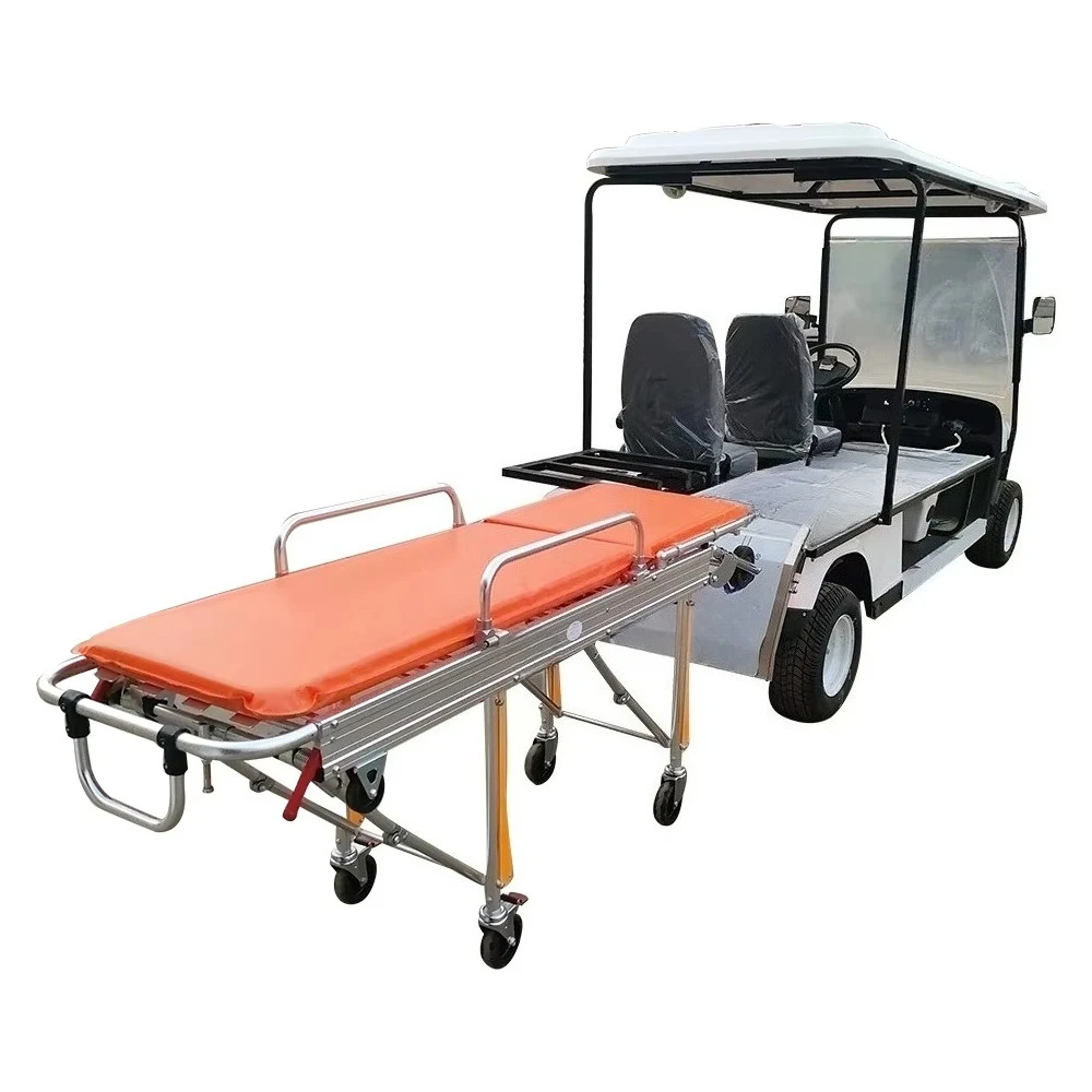 

Electric Carts Golf Cart New 2 Seater Mini Car Ambulance With Flat Bed