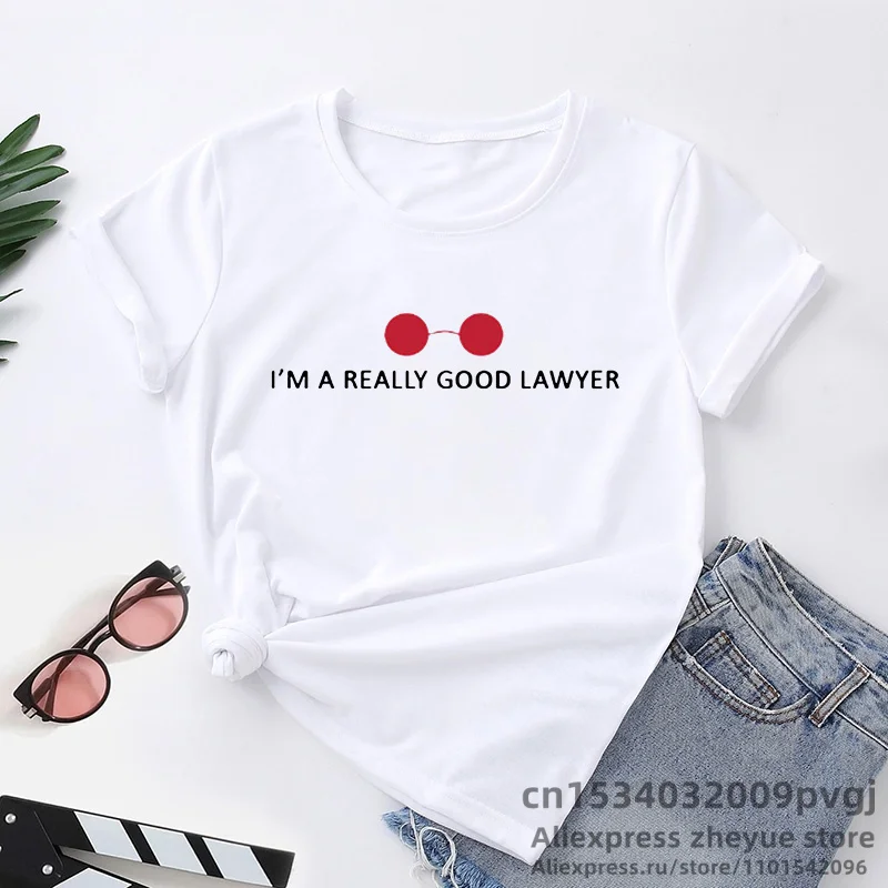 I'm A Really Good Lawyer T-shirts Women Summer 2022 Matt Murdock Daredevil Graphic T Shirts Vintage Short Sleeve Tee Shirt