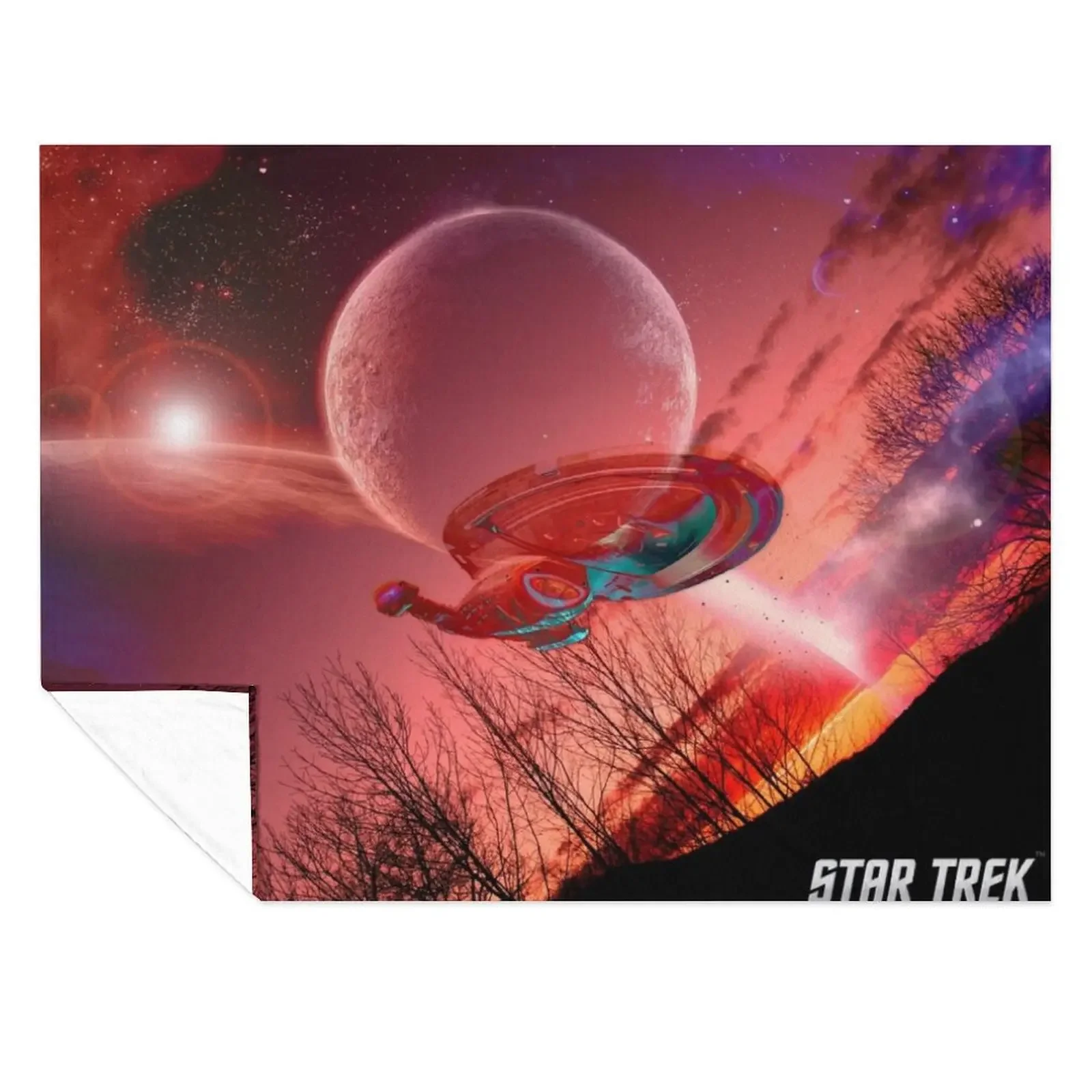

Star Trek, Voyager spaceship Throw Blanket For Decorative Sofa Baby manga Soft Blankets