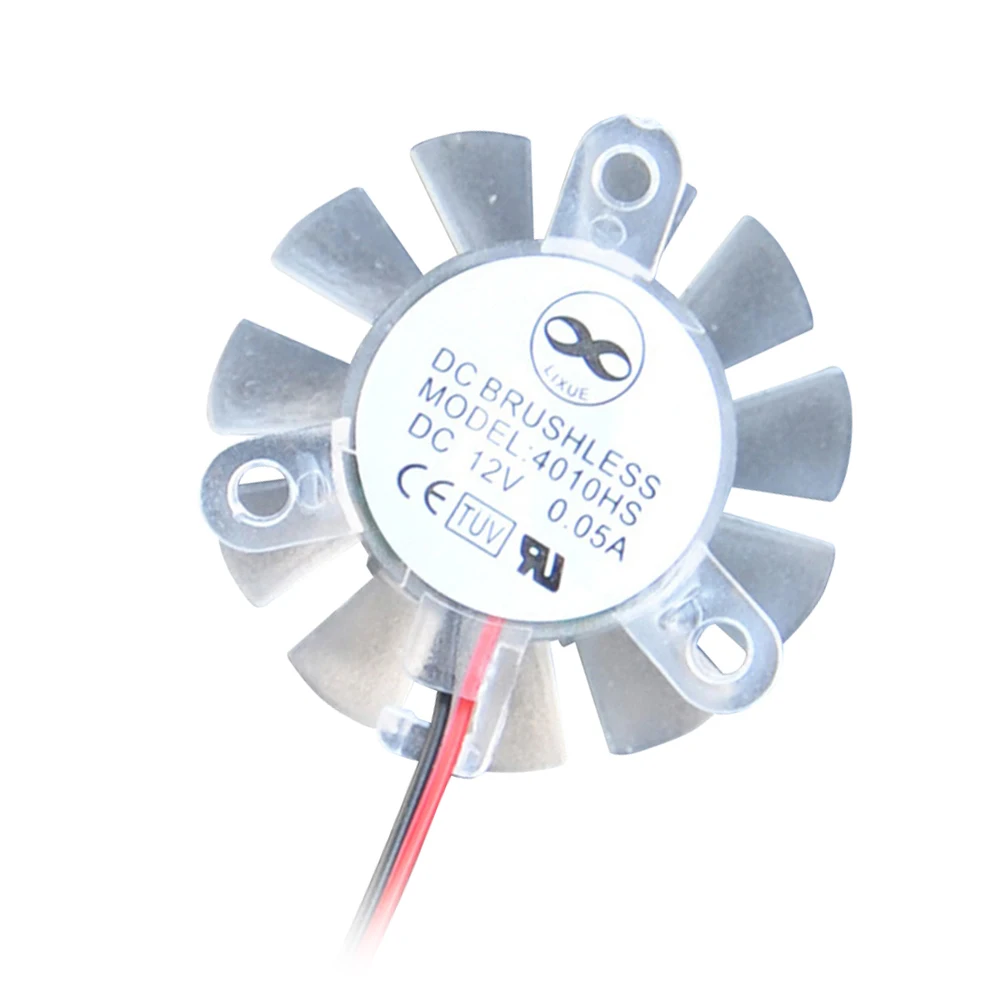 35MM Diameter DC12V 4010 oil-containing small computer cooling fan with XH2.0 interface cable length 9cm