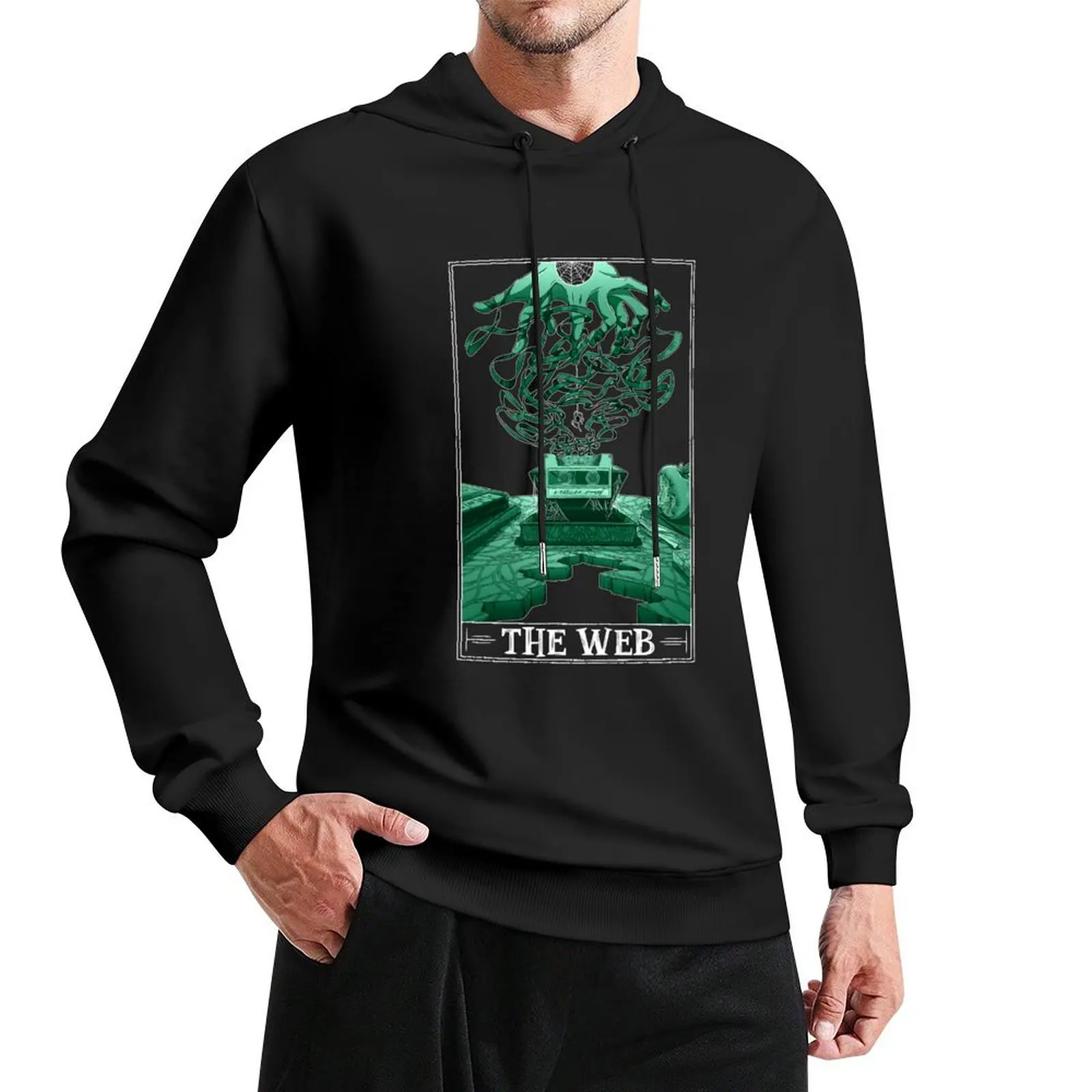 The Web Tarotesque - (Dark) Pullover Hoodie korean style clothes korean autumn clothes streetwear men hoodie streetwear