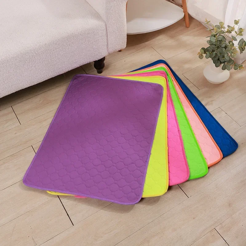 Washable Pet Pee Mat Waterproof Non-slip Absorbent Easy To Dry Puppy Training Pad  Diaper Mat Dog Car Seat Cover