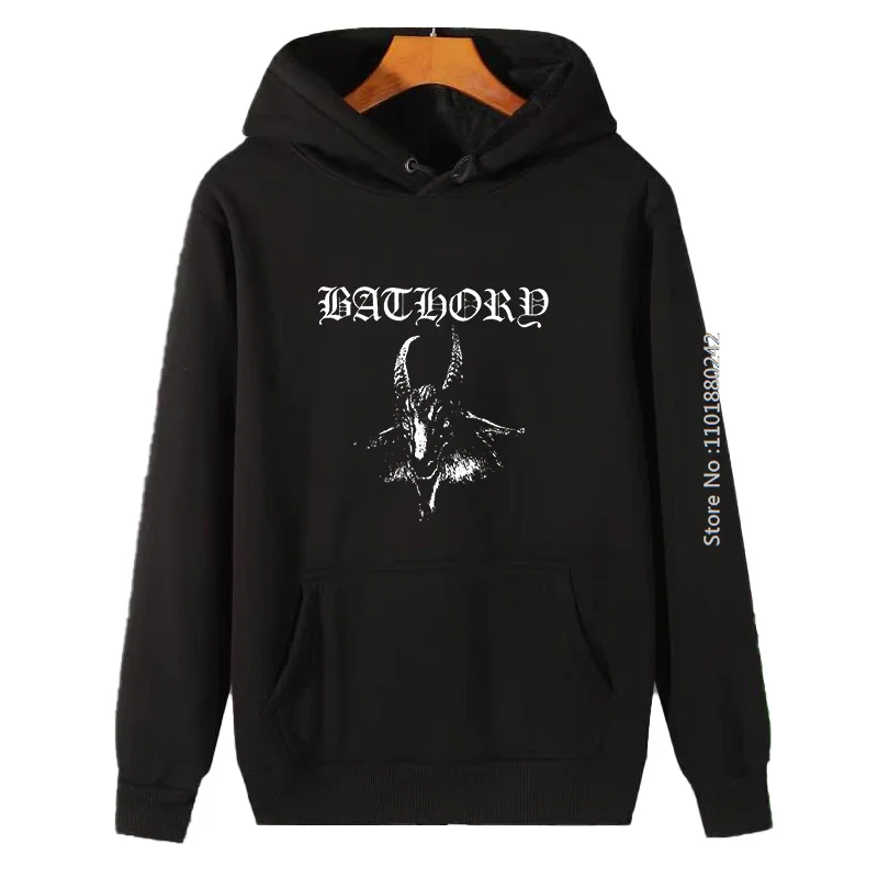 New In Hoodies And Blouses Darkthrone Graphic Hooded Sweatshirts Bathory Thick Sweater Hoodie High Quality Men's Winter Clothes