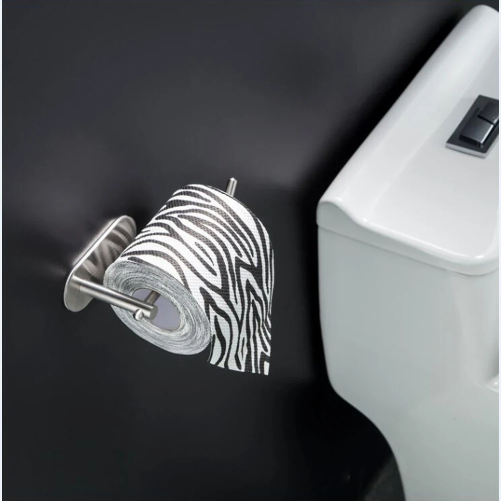 

Stainless Steel Bar Self Adhesive Paper Towel Holder No Drill Dish Cloth Rack Kitchen Organizer Hand Towel Stand