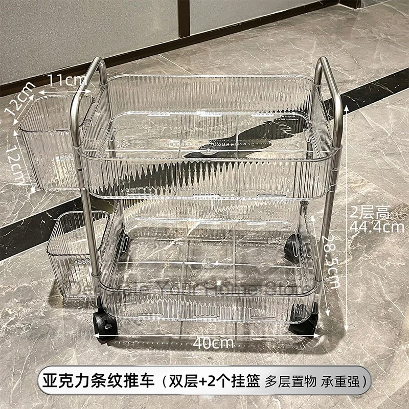 Storage Hairdressing Salon Trolley Medical Wheels Cosmetic Rolling Salon Trolley Carrello Attrezzi Salon Furniture BL50ST