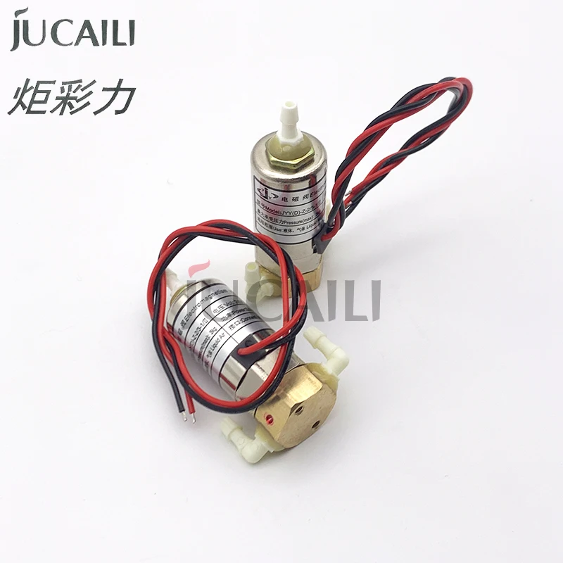 JCL 3 Way Electric Solenoid Valve for Challenger Infiniti Phaeton Zhongye Liyu Eco Solvent Printer JYY(D)-Z-2/3