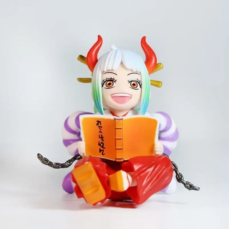 Figura de Anime Yamato de una pieza de 9cm, modelo versión Q, estatua de Pvc, decoración de escritorio, adorno periférico, regalo de cumpleaños, juguete para chico