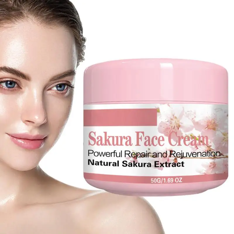 

Deep Moisturizing Face Cream Face Cream With Cherry Blossom Essence Nourishing & Plumping Sakura Face Cream Hydrating &