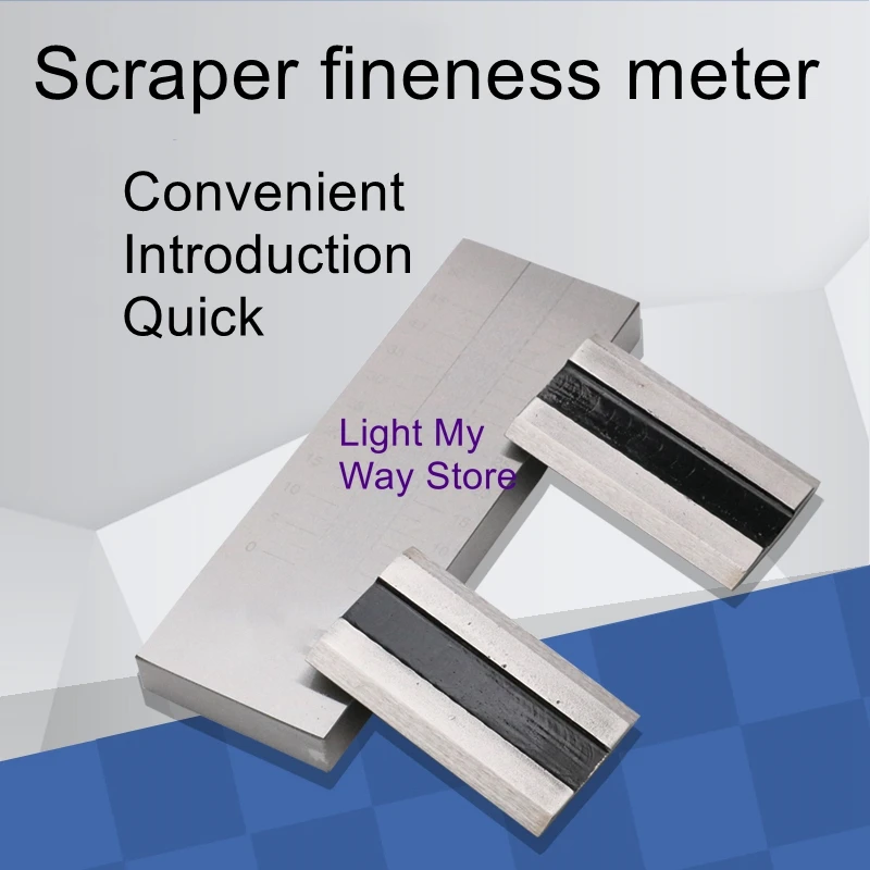 

Stainless steel scraper fineness meter single slot double slot fineness plate QXD scraper 0-25-50-100-150um