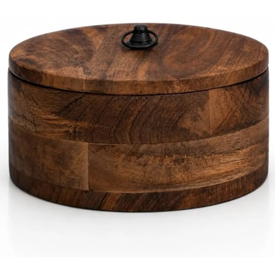 

Handcrafted Wooden Mexican Tortilla Warmer Basket Chapati Roti Bread Holder Box Pancake Keeper Serveware Hot Pot Casserole Dish