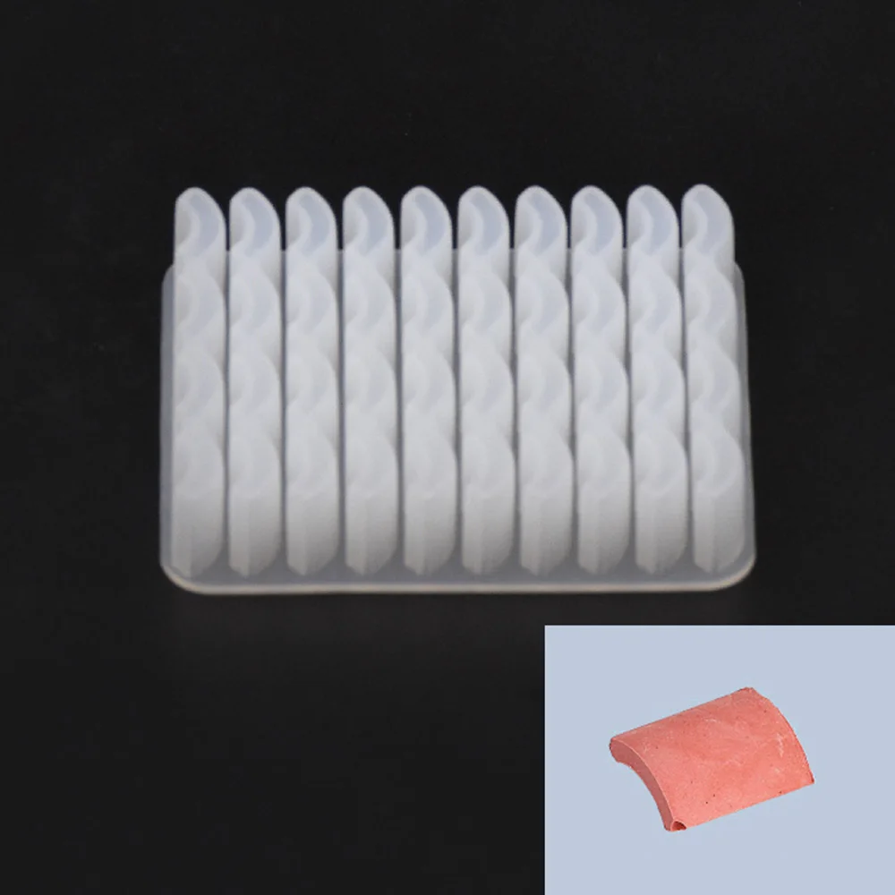 Lychee Life Sand Table Building Making Mini Brick Silicone Mold Cement Model Brick Small House Handmade Diy Home Decoration