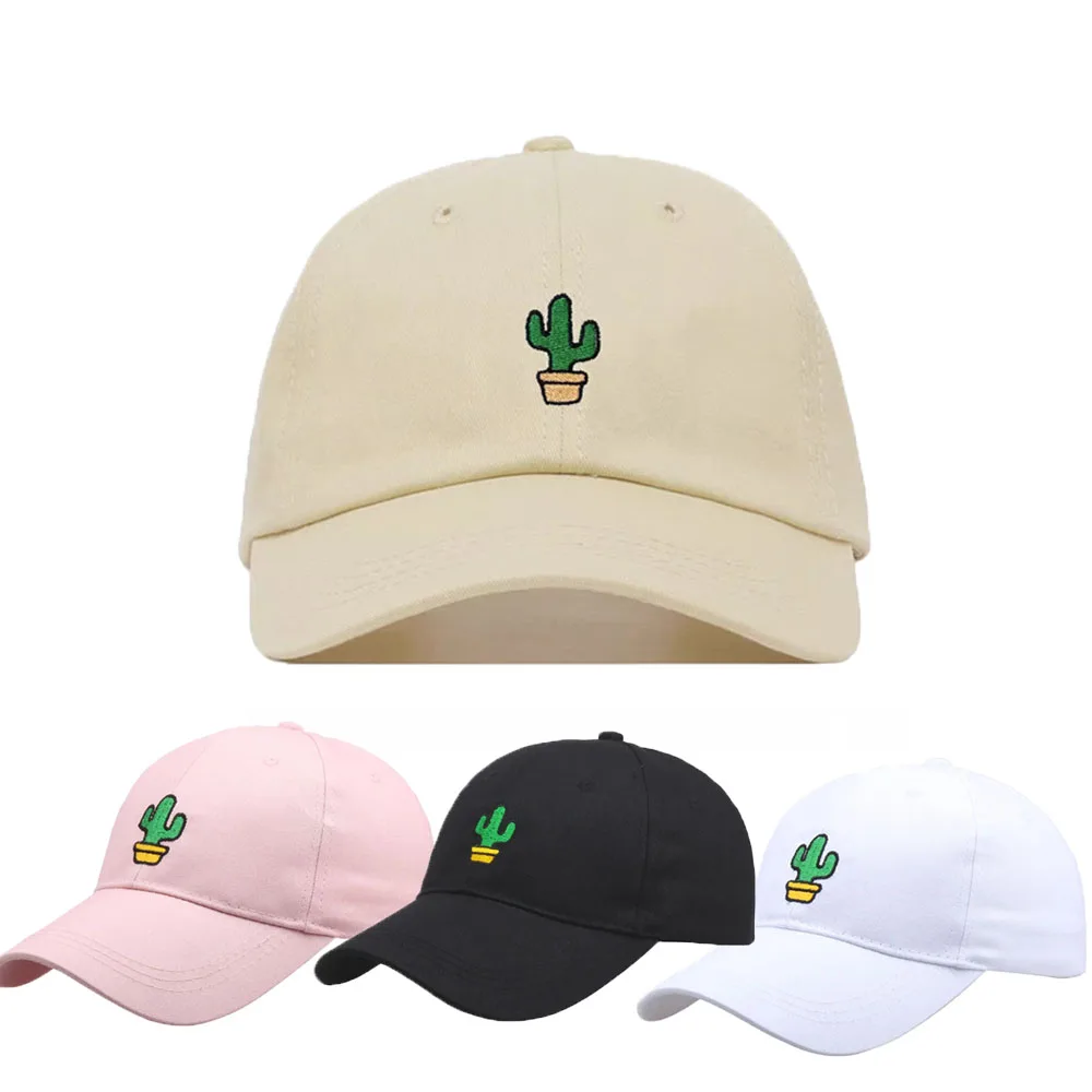 

Autumn Cactus Embroidery Baseball Cap Fashion Couple Hat Summer Breathable Sports Caps Outdoor Dad Hats Sun Hat