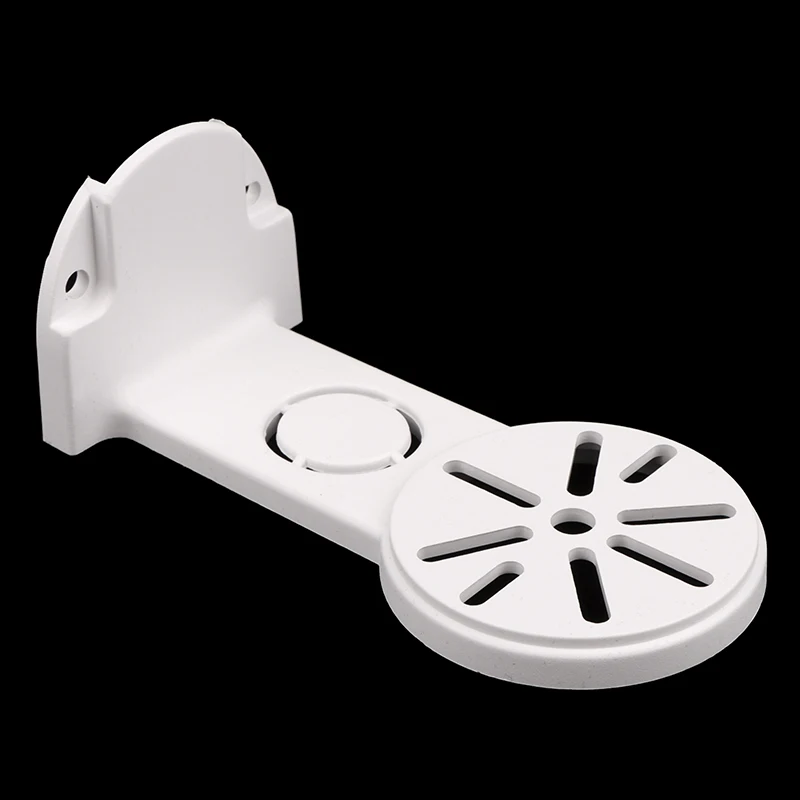 1Set Camera Bracket L Shape Nail Free Wall Mount Camera Surveillance Holder w/Glue Base Screw