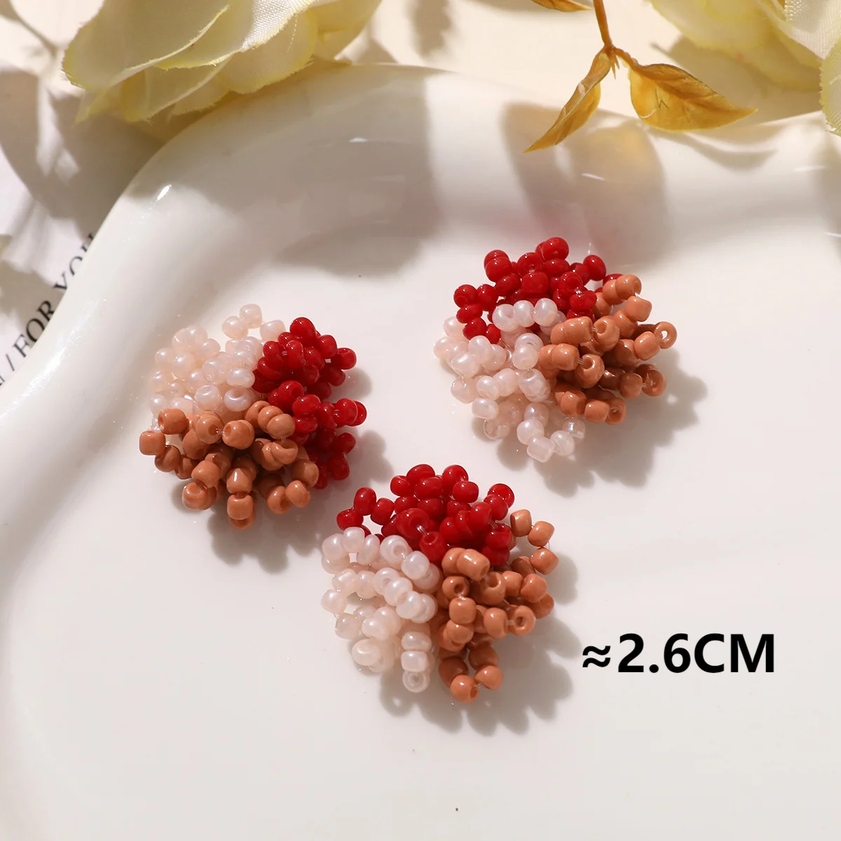 Vintage Beads Cluster Flower Button for Hole Shoes 5pcs Wholesale DIY Sewing Embellishment for Decoration Accessory