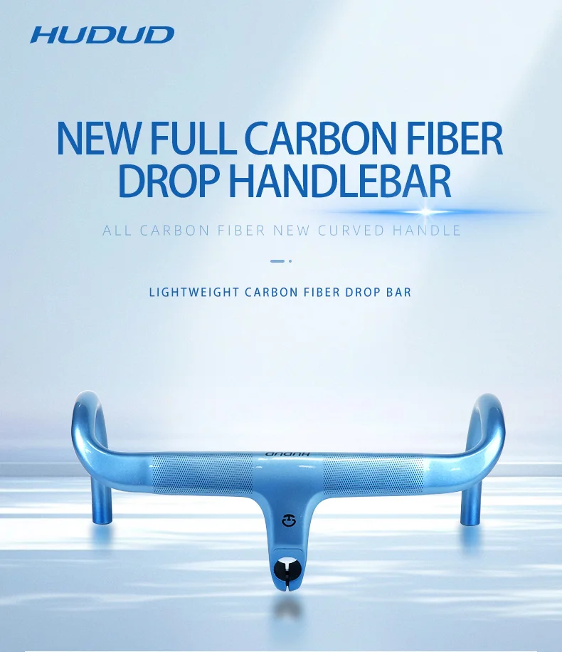 HUDUD HB-02 Carbon-Integrierter Lenker 395g | Interne Routing-Systeme | 75/125mm | 28,6 mm | 360-440mm | Individuelle Farbgestaltung – Detail 2