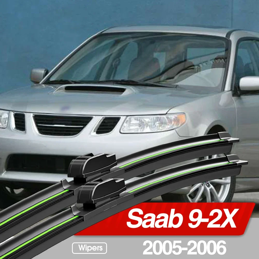 

For Saab 9-2X 2005-2006 Front Windshield Wiper Blades 2pcs Accessories Windscreen Window