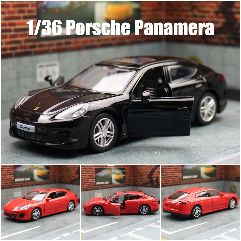 1/36 porsche panamera turbo modelo de carro de brinquedo para