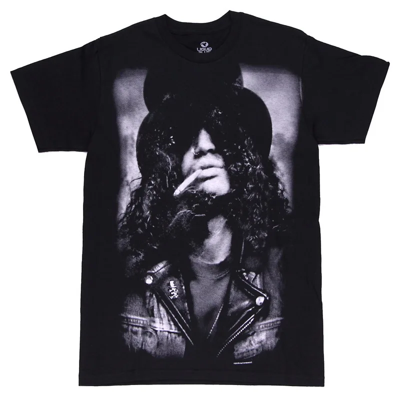 تي شيرت Slash Picture ثلاثي المزيج من ماركة Chaser 80s Guns n Roses Rock band Tee