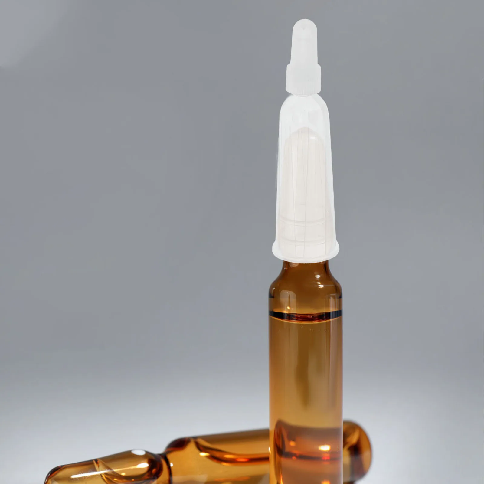 10Pcs Ampule Finger Protection 2ml Opener Liquid Dispensing Tips Vial Toppers Transparent Dropper Caps Ampule Finger Protection