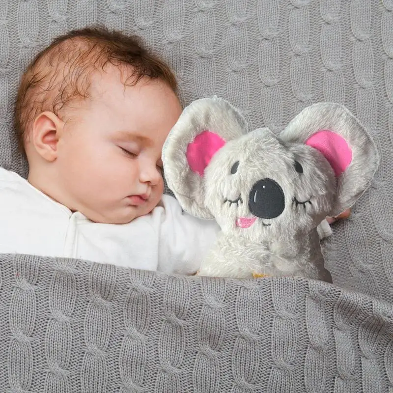 Koala Breathing Stuffed Animal Kid Rest Calming Sleep Bear Plush Serenity Plush Animal With Musical Lights & Rhythmic Breathing