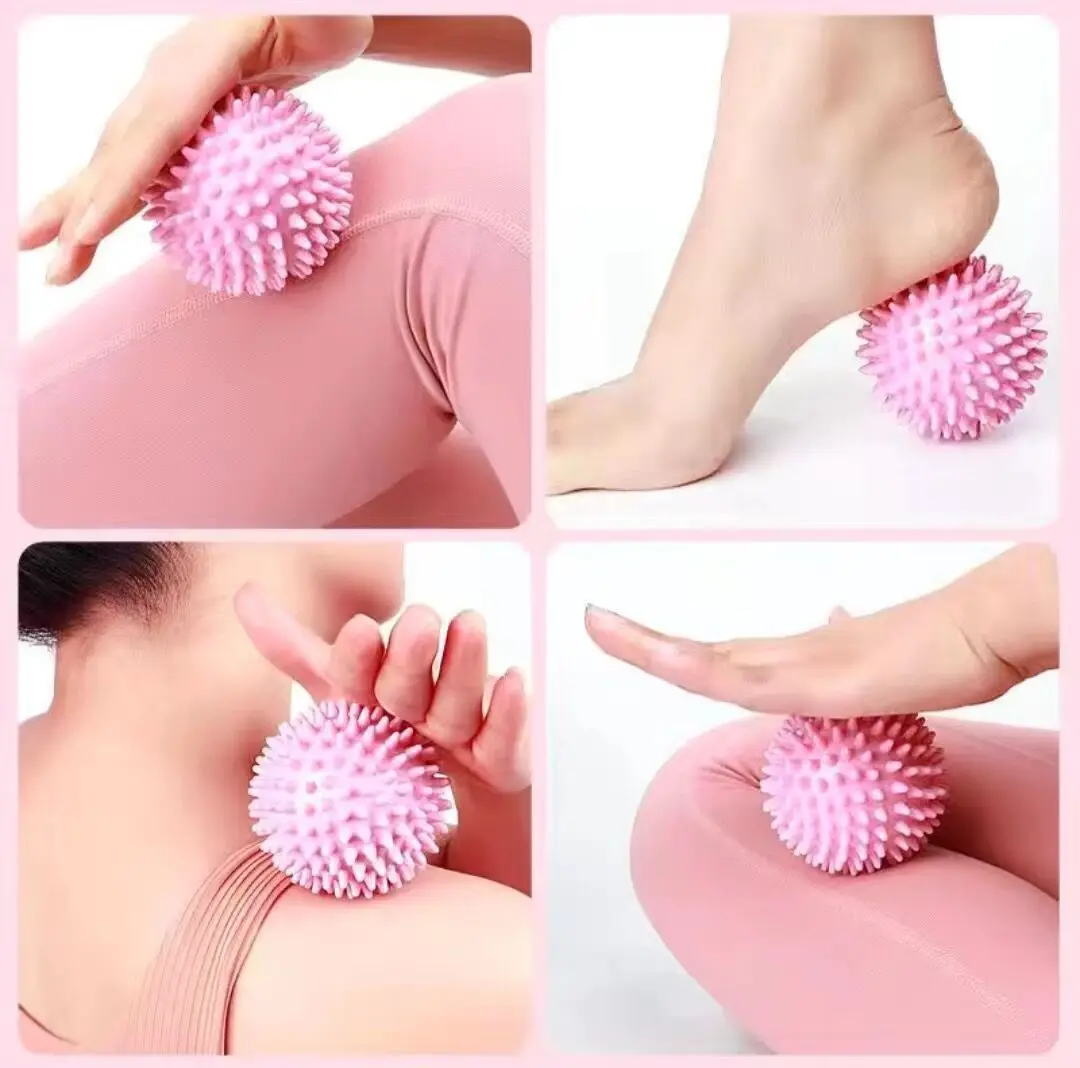 

Purple Massage Ball Compact Muscle Roller High Density Trigger Point Massager Ball 7.5cm With Gift 3PCS Counterpain