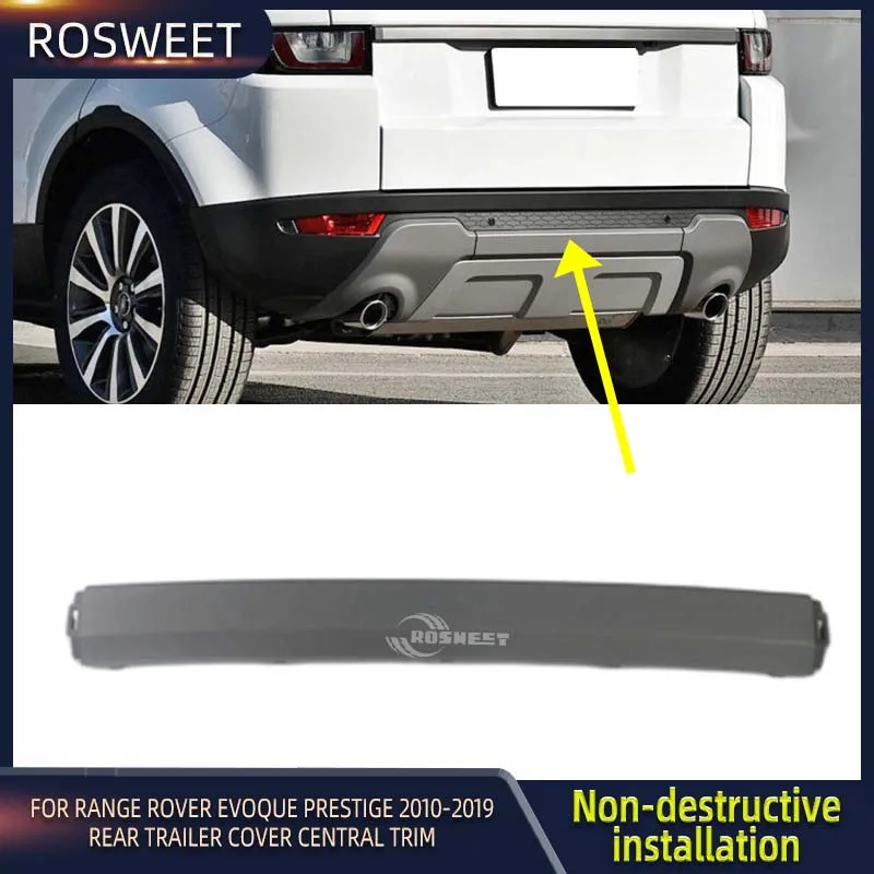 Car Rear Bumper Lower Central Bar Trim Cover Accessories For Land Rover Range Rover Evoque Prestige L538 2010-2017 2018 2019