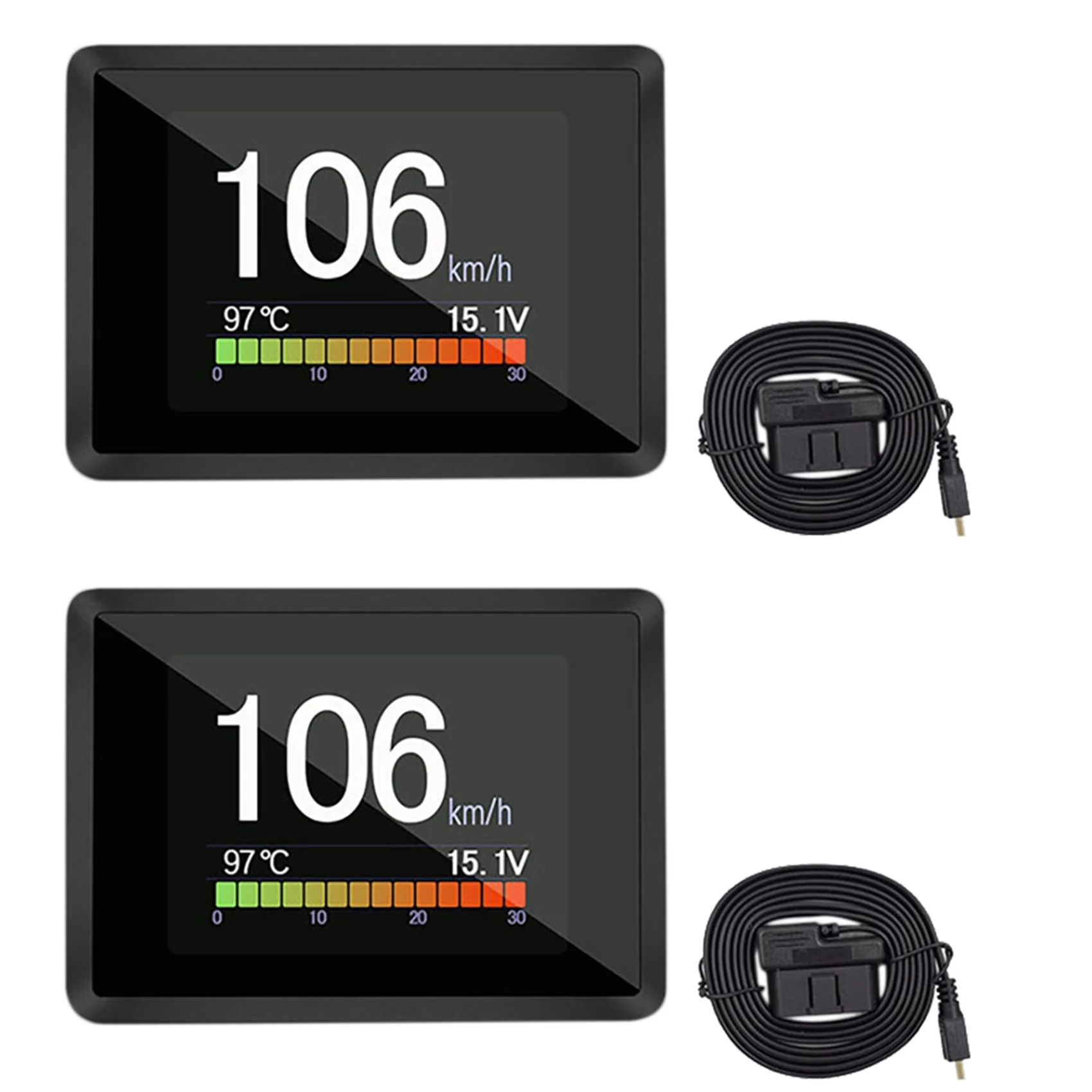 Strict 4X For Car A203 OBD2 On-Board Computer Car Digital Computer Trip Display Speed Fuel Consumption Gauge OBD2 Scanner
