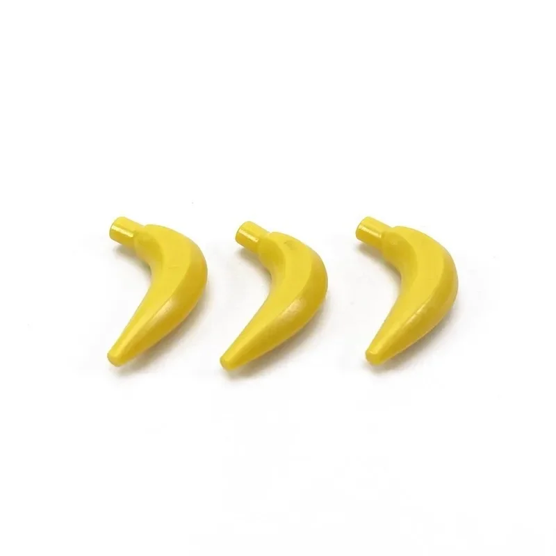 [119Pcs] 【50g】 Model 33085 Interlocking Food Fruit Banana, Children DIY STEM Building Blocks Toy , Gifts For MOC Creators Group