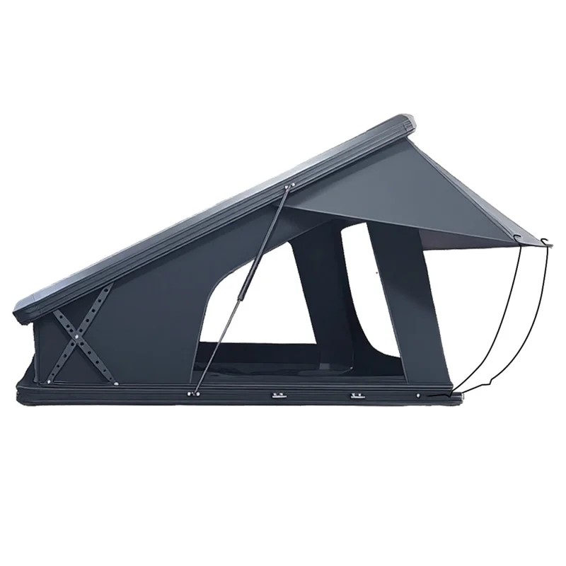 One Bedroom Hard Car Roof Top Tent Four-season Waterproof Quick Automatic Opening With Telescopic Ladder Camping Shelter