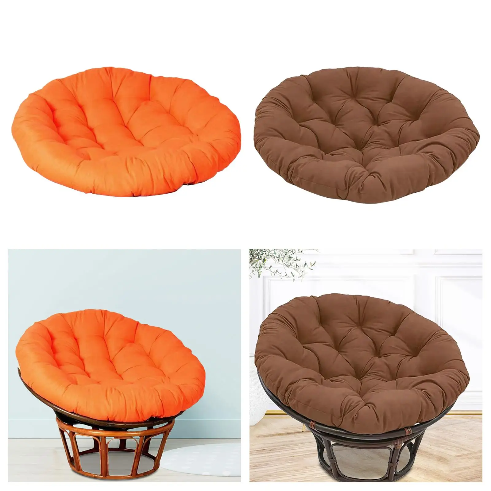 Outdoor Seat Cushion 50cm Portable Swing Hanging Chair Cushion for Garden Egg Chair Hammock Hanging Chair Office Indoor Outdoor