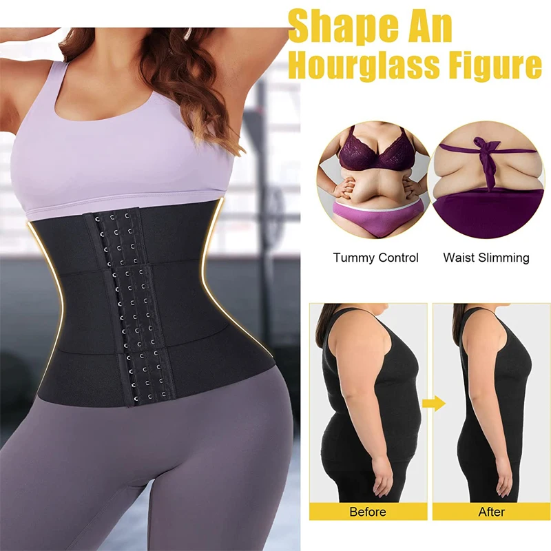 New Waist Trainer for Women Hourglass Adjustable Sports Girdle Seamless Underbust Tummy Control Corset Slimming Belt Plus Size