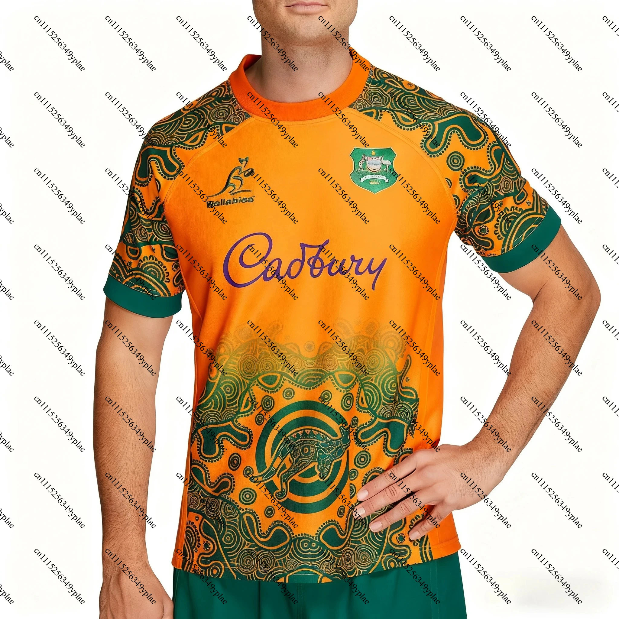 2026 Summer Australia New Men's Rugby Training T-shirt, Casual and Breathable Top, Unisex Sports Quick-drying T-shirt