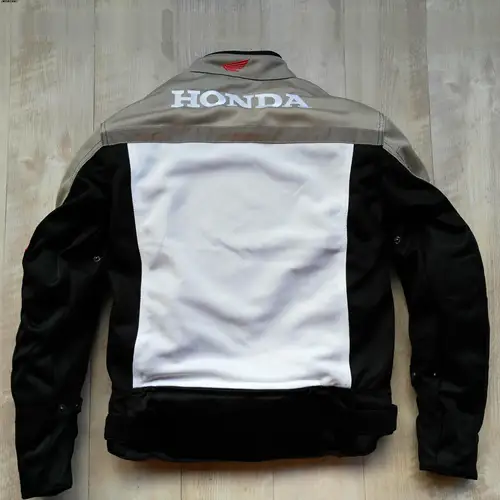Imagen 2 del producto 2025 nueva chaqueta de motocicleta Honda con armadura corporal CE chaquetas de Moto de carreras hombres mujeres ropa de Moto resistente al desgaste