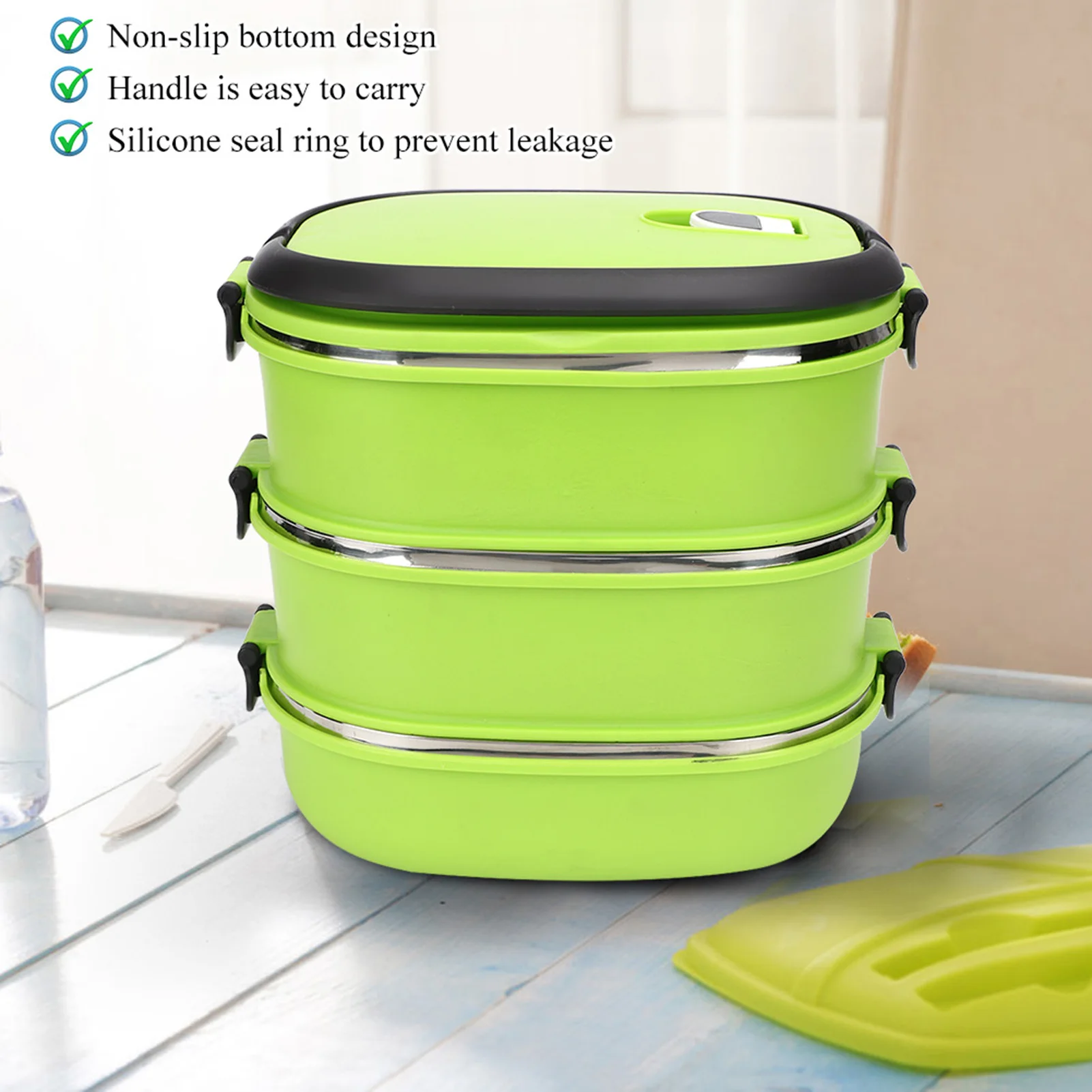 Contenitore per alimenti contenitore per alimenti termico termico in acciaio inossidabile contenitore per alimenti per Picnic all\'aperto scatola per