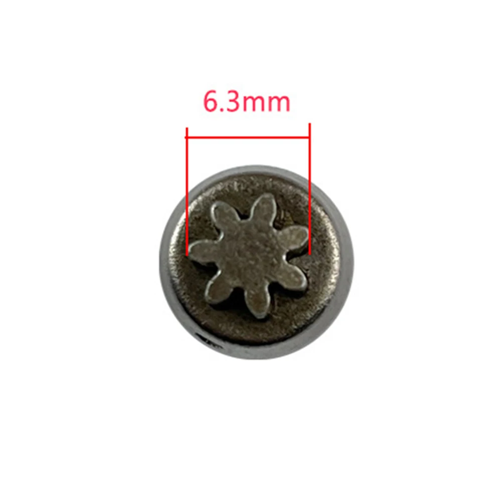 Engrenage Électrique Essieu de 4.98mm de Diamètre, Manchon Sans Balais, pour Moteur en Métal, Batterie au Lithium Domestique 2106/169, 5 Pièces