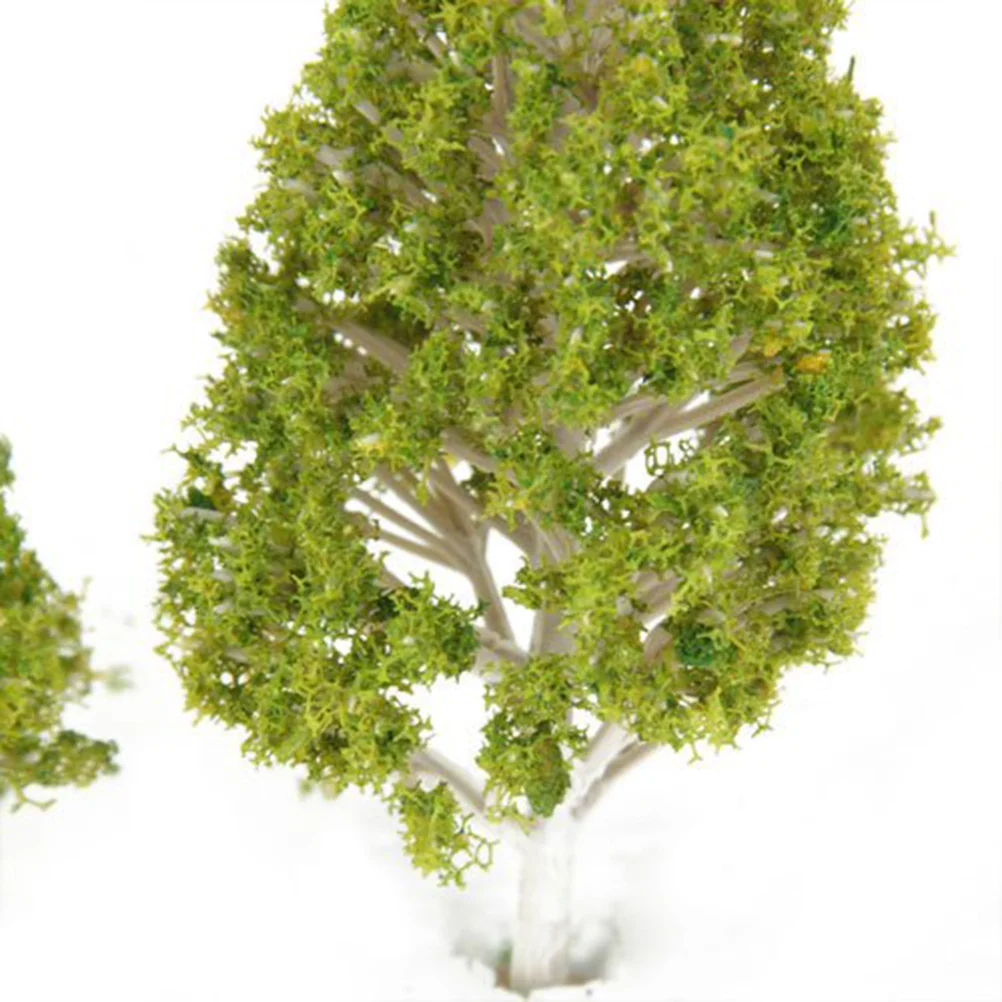 5 uds novedad álamo miniatura árbol modelo árboles falsos decoración Artificial planta de jardín de hadas