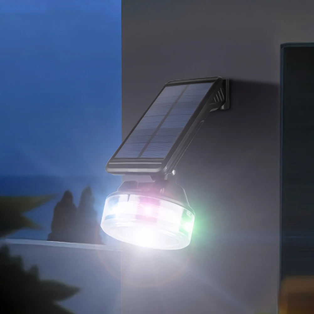 Solar Induction Light String Light Sensor Wall Mount Lamp Pathway Lighting Lamp for Outdoor Garden Courtyard Decoration