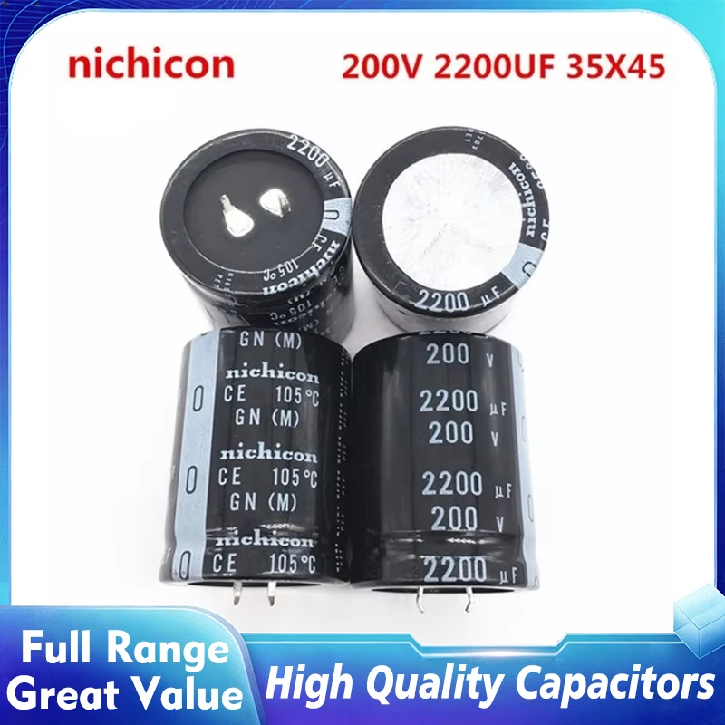 

1PCS-20PCS 2200UF 200V 35x45MM Japanese nichicon electrolytic capacitor 200V2200UF 35X50 original