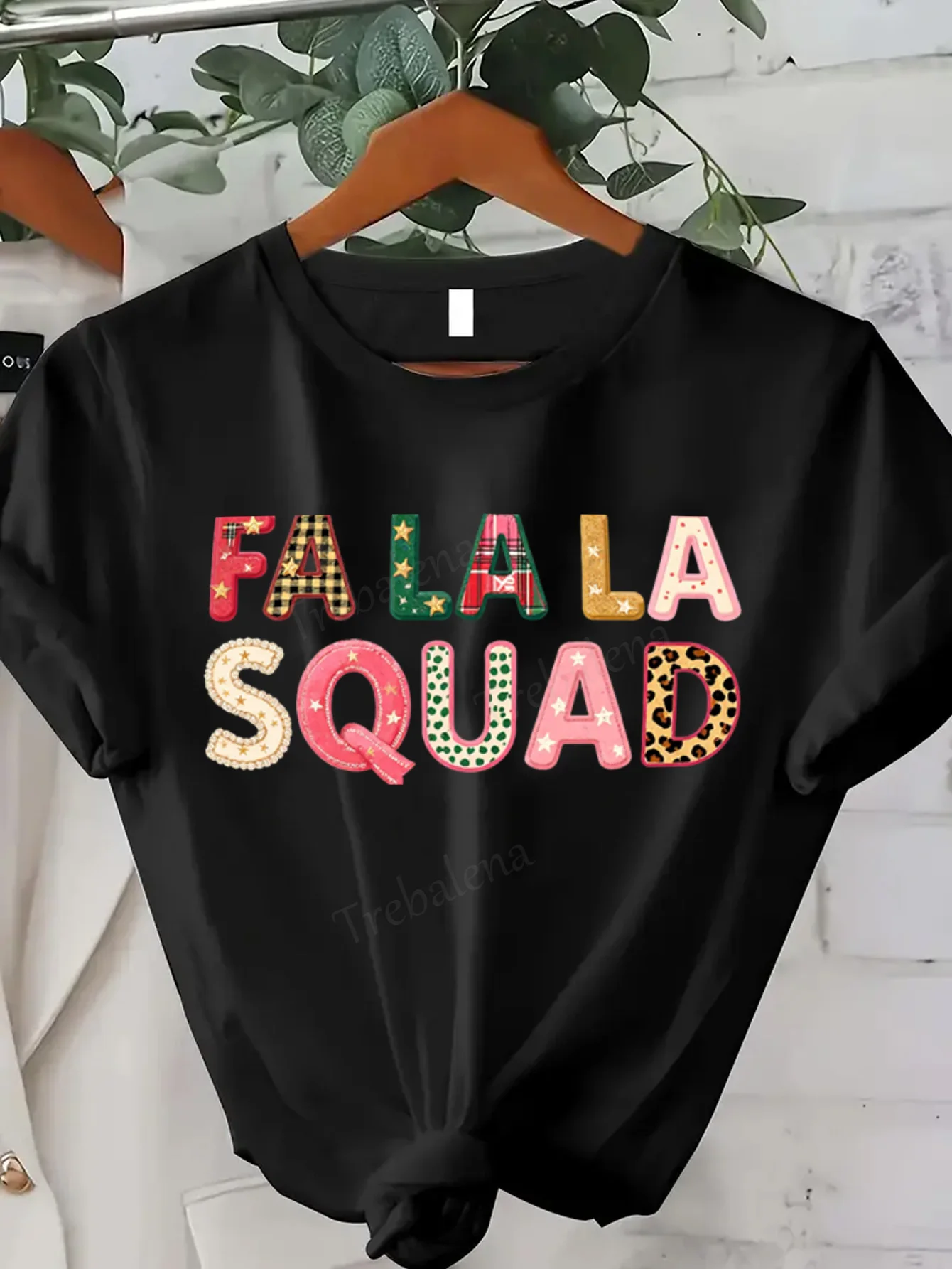 Women T-Shirt Fa La… - image