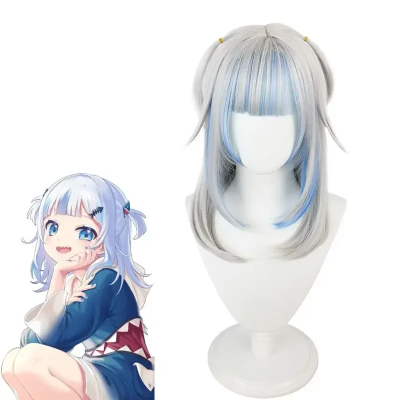 SN66 Hololive Gawr Gura تأثيري ENG القرش زي Youtuber ملابس مضحكة هالوين عيد الميلاد ملابس الحفلات الذيل لفتاة W & M #5