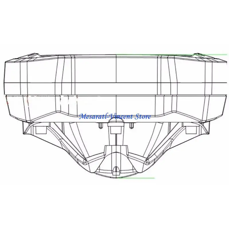 A70F Motorrad-Instrumentenblock mit hoher Schlagfestigkeit für Leistung – Detail 5