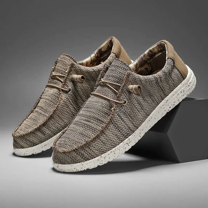 

Обувь Dude, мужская парусиновая обувь, летняя повседневная обувь с дышащей сеткой, легкая акция, стильная новинка 2025 года, Zapatillas Hombre