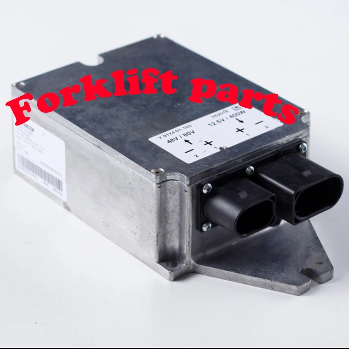 

High quality Electric forklift parts 48v-80v 400w DC converter used for LINDE E16/E20/E25/E30-335/336 with OEM 7917401115