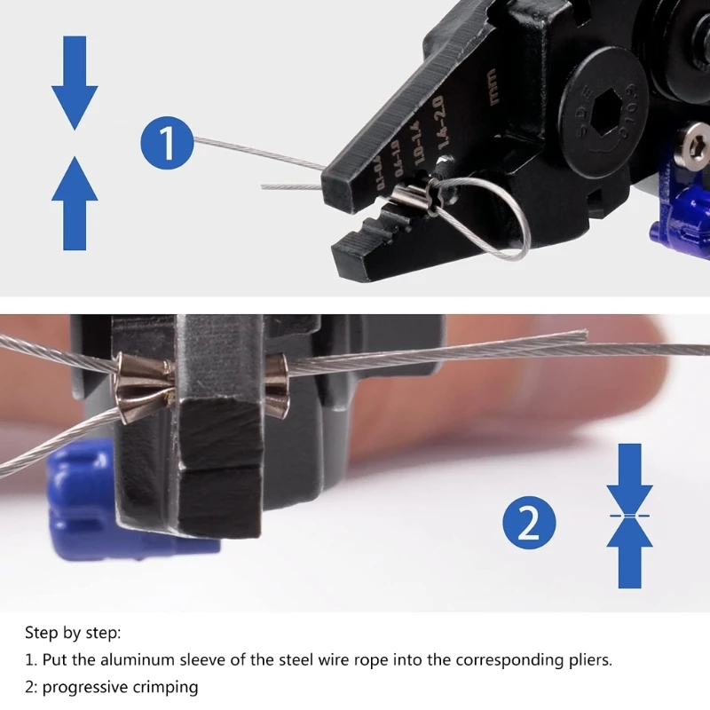 Non Slip Handle Crimping Pliers Durable &Corrosion Resistant Steel Construction Dropship