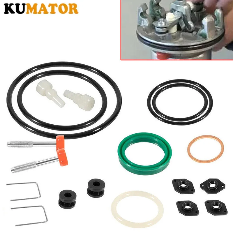 

Repair Kit 238286 for Graco Fire-Ball 300 5:1 Oil Grease Pumps Fluid Air Repair Parts Air Motors Rubber Seal